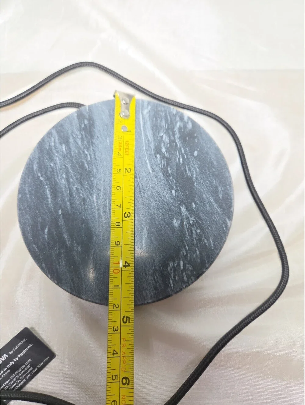 Einova By Eggtronic Marble Plug-In Charging Stone